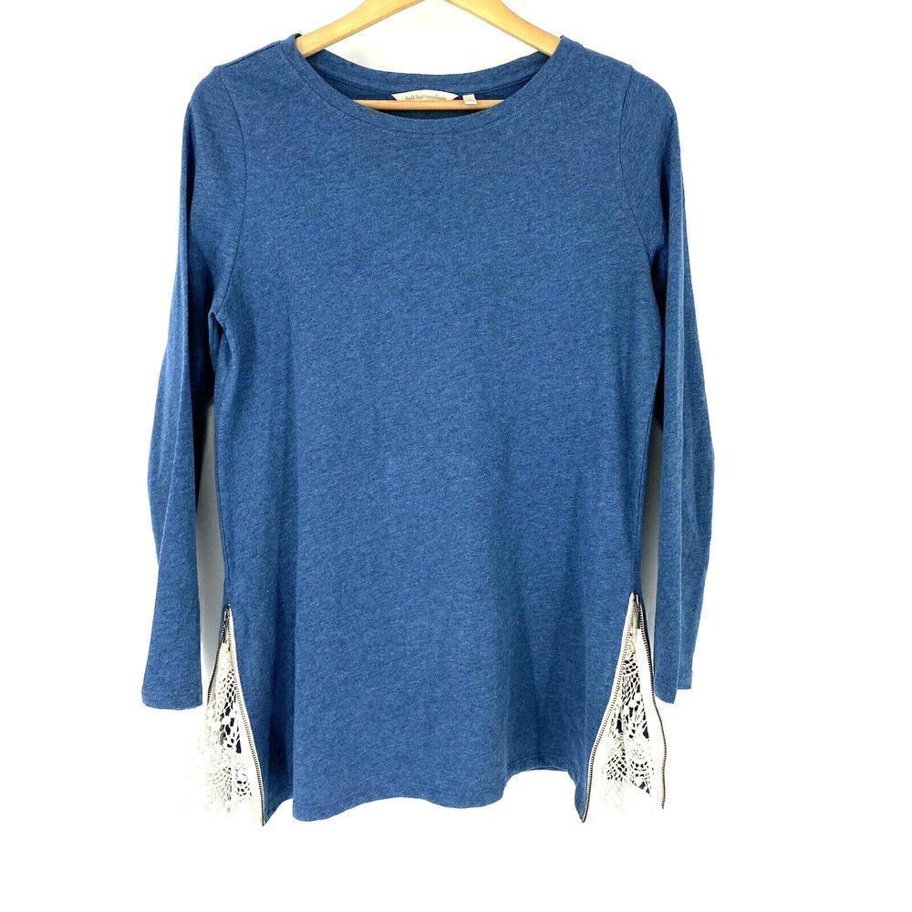 Soft Surroundings Darcy Sweatshirt Lace